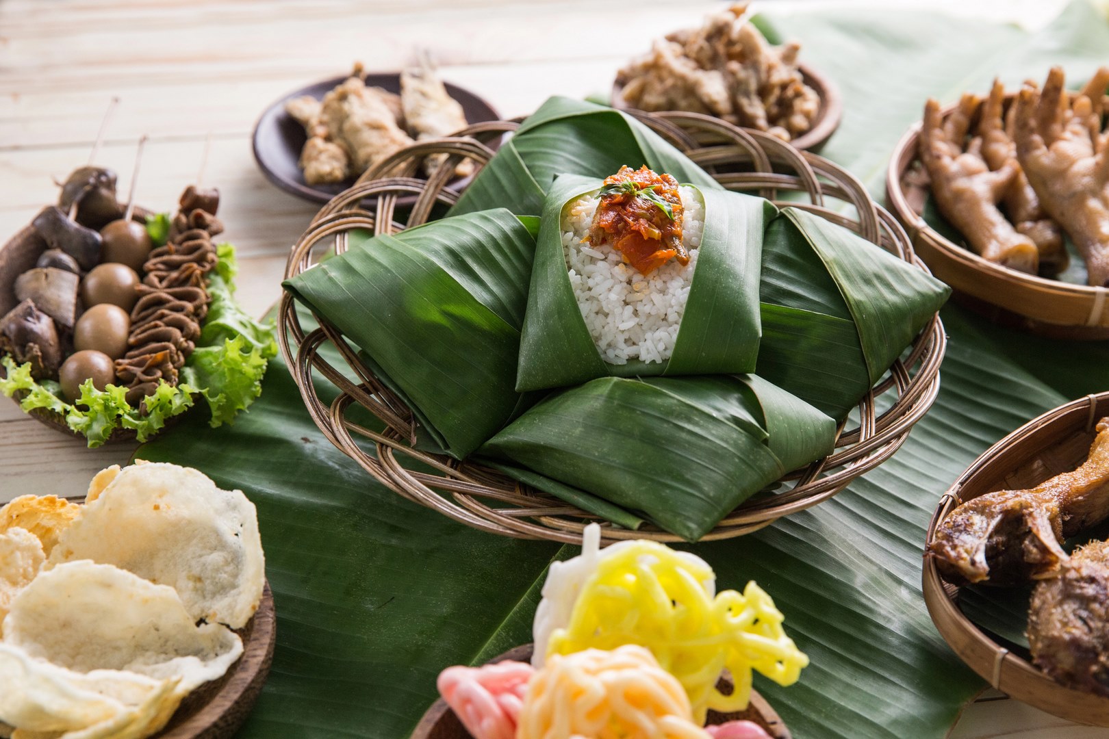 
Nasi Kucing as a speciality of Angkringan