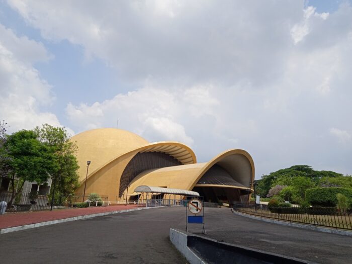 Keong Emas (Golden Snail) is an iconic building of TMII