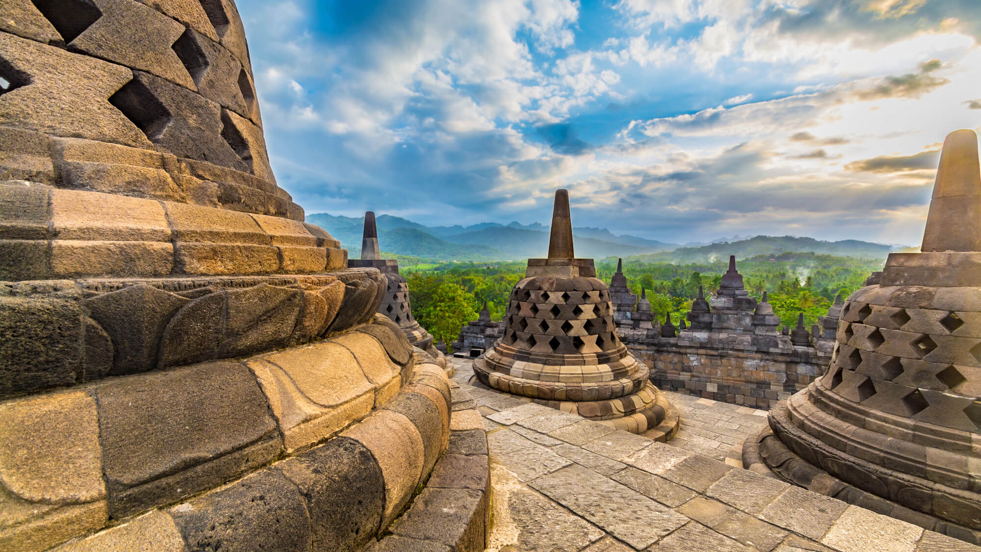 borobudur view