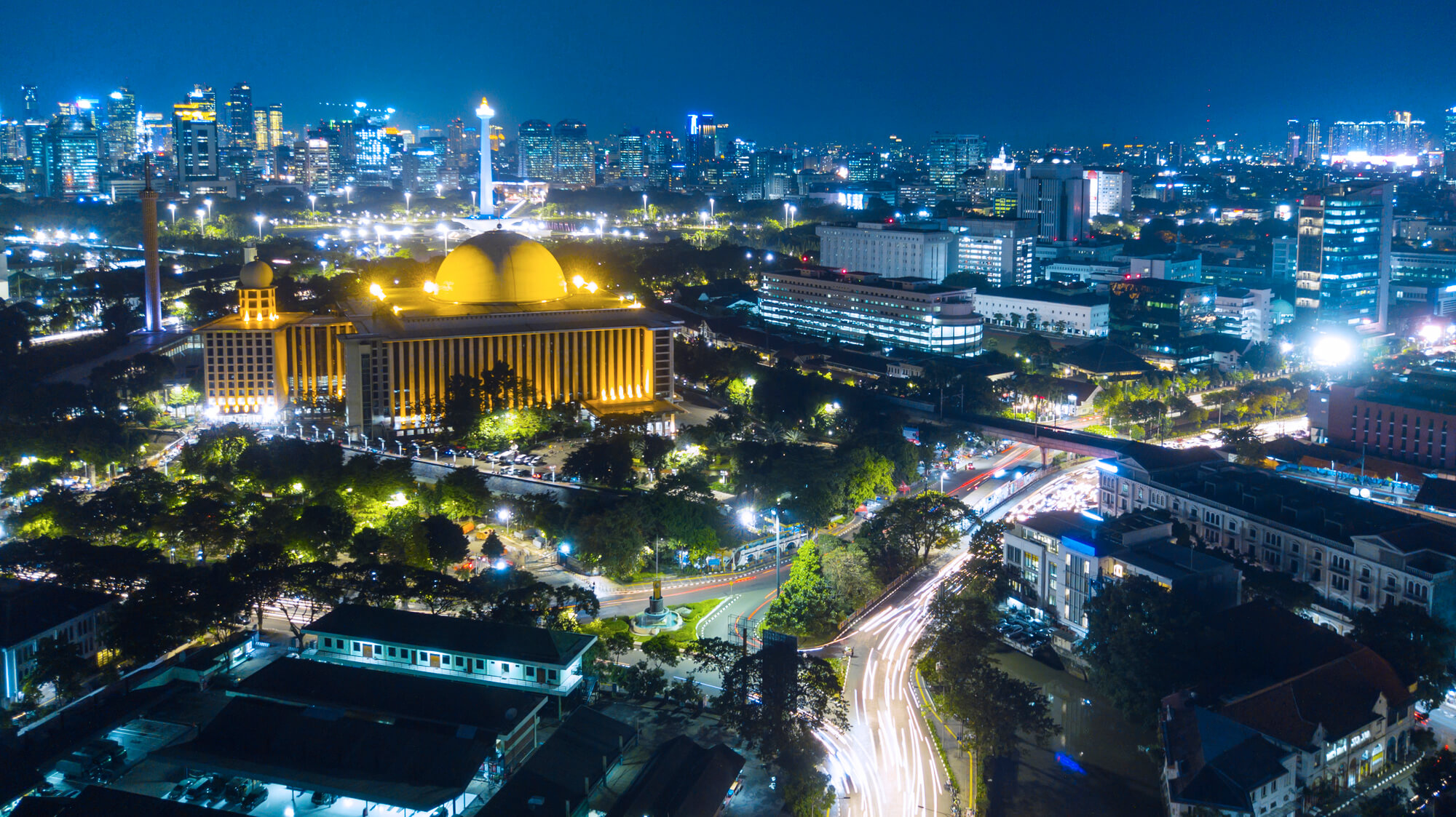 exploring jakarta at night