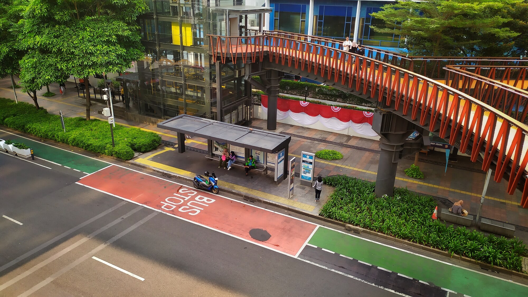 pedestrian bridge jakarta