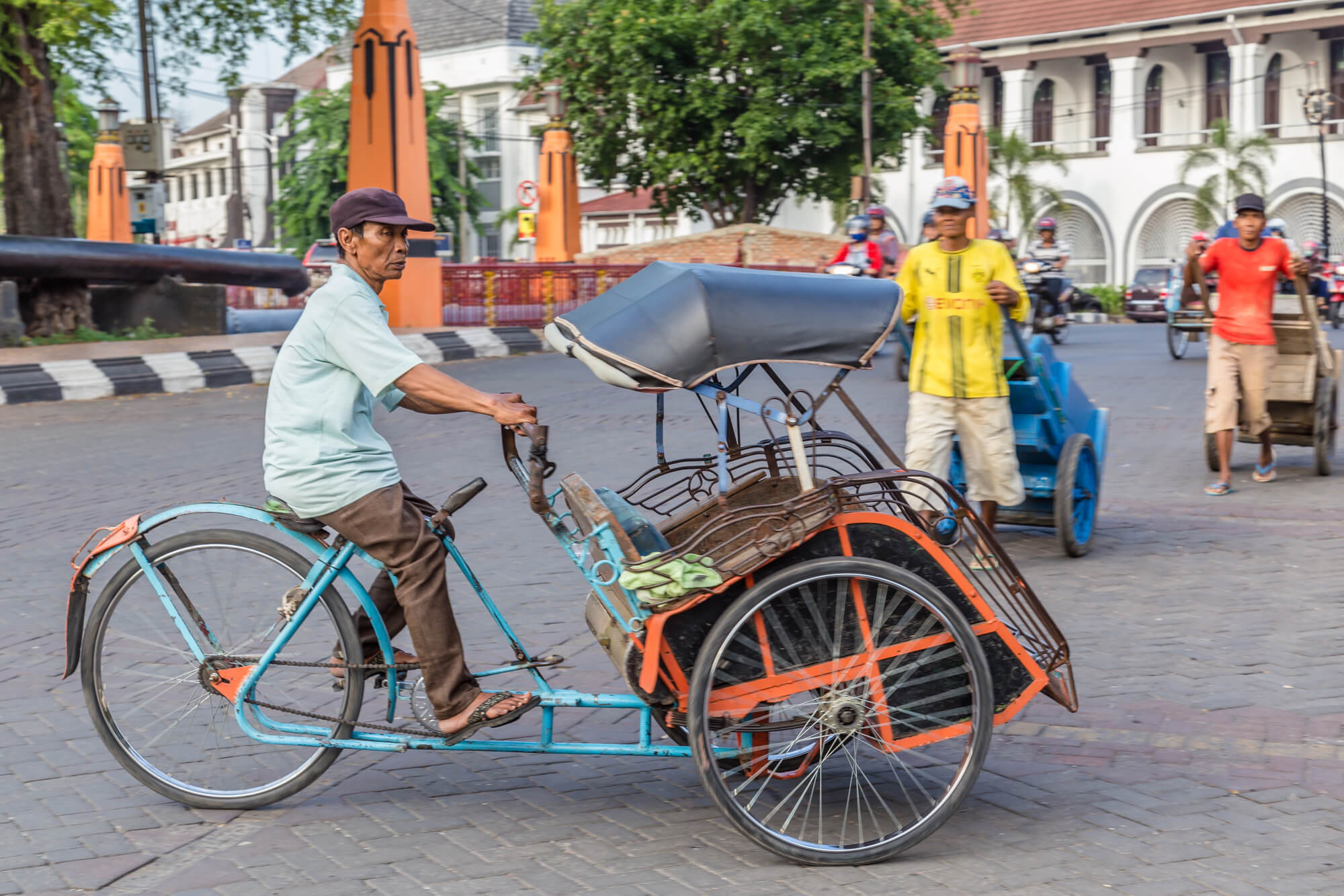 pedicab in semarang