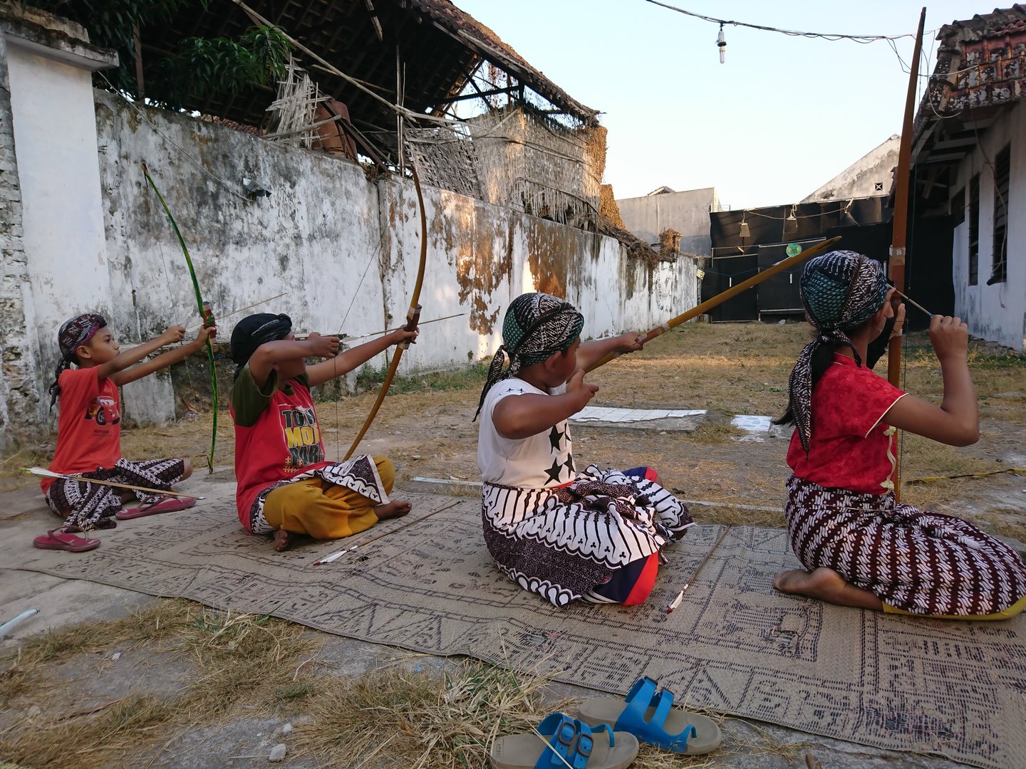 traditional archery in yogyakarta jemparingan