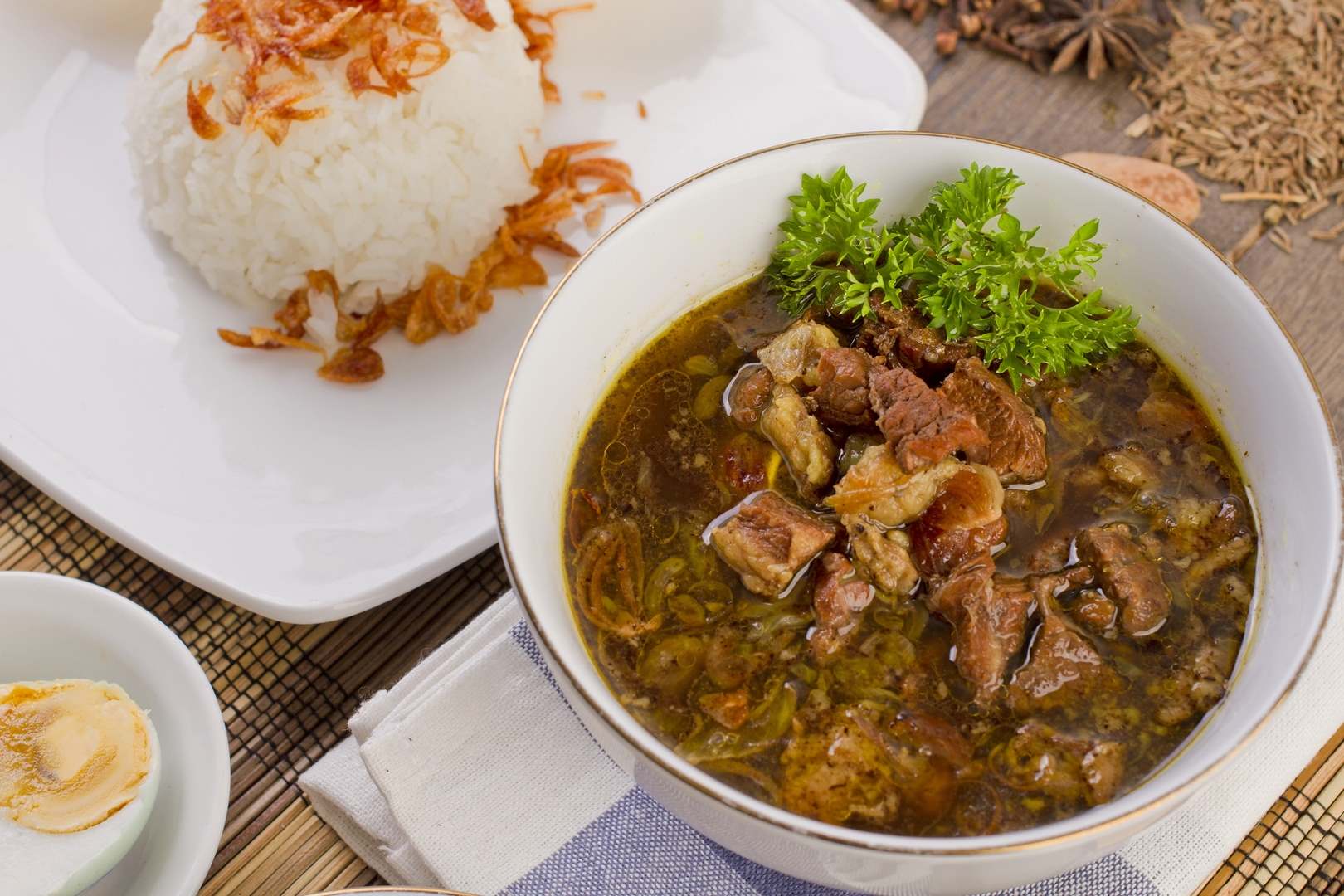 Rawon, traditional food from Surabaya