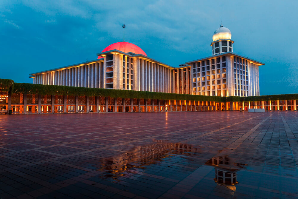 Istiqlal mosque in Jakarta